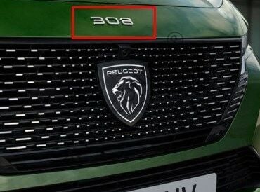 Peugeot 308 P5 308 Kaput Yazı Psa Orijinal 98371810DX