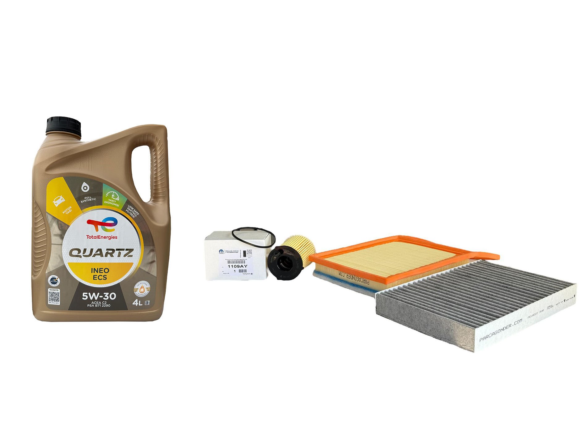 Peugeot 508 1.6 Hdi Euro5 Motor Yağı Ve Filtre Bakım Seti