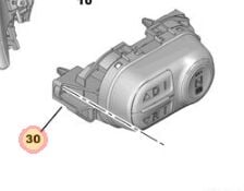 Citröen C4 Cactus Vites Kumanda Tuşu PSA Orijinal 98147055XU