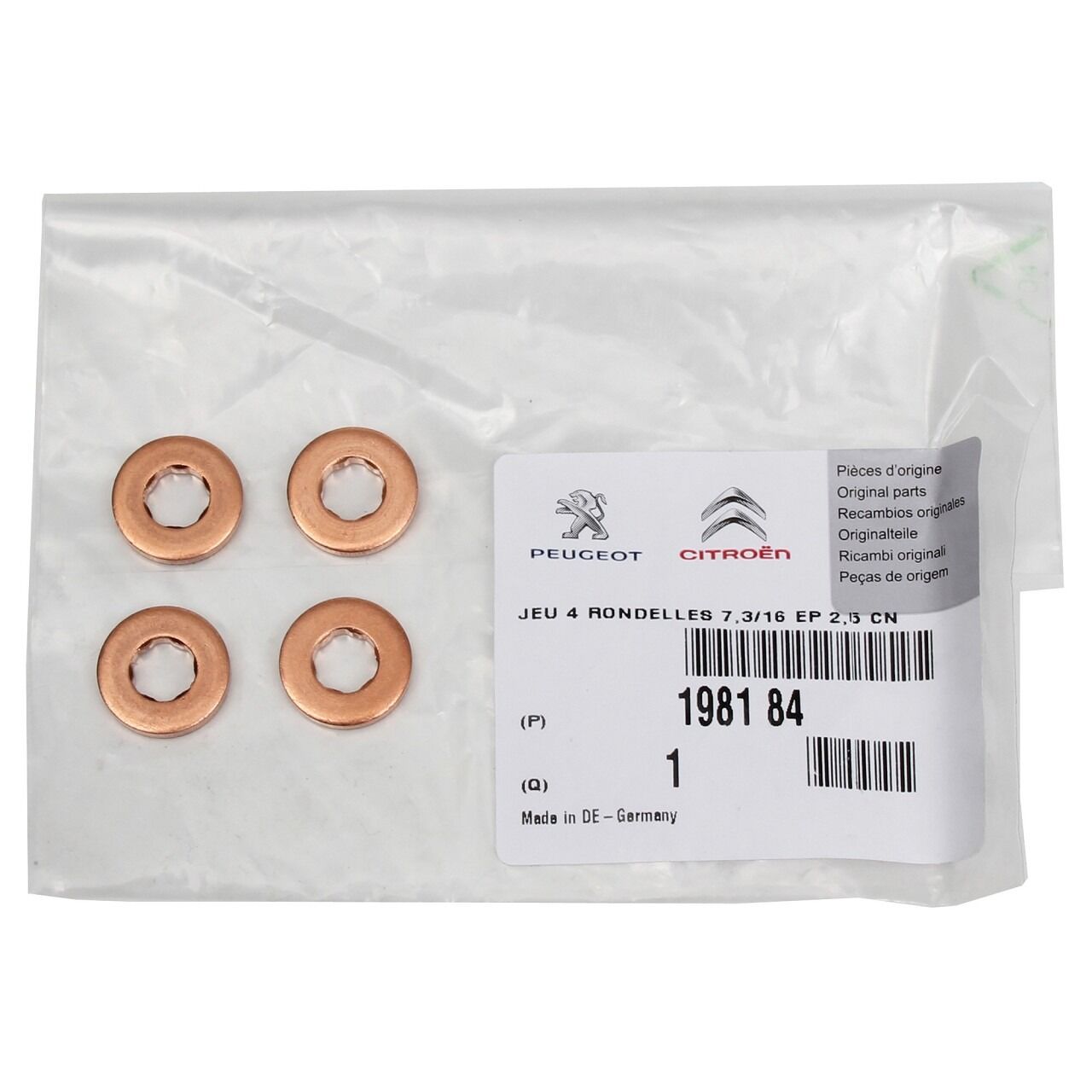 Citröen C3 Pluriel 2003-2010 Enjektör Pulu PSA Orijinal 1981.84