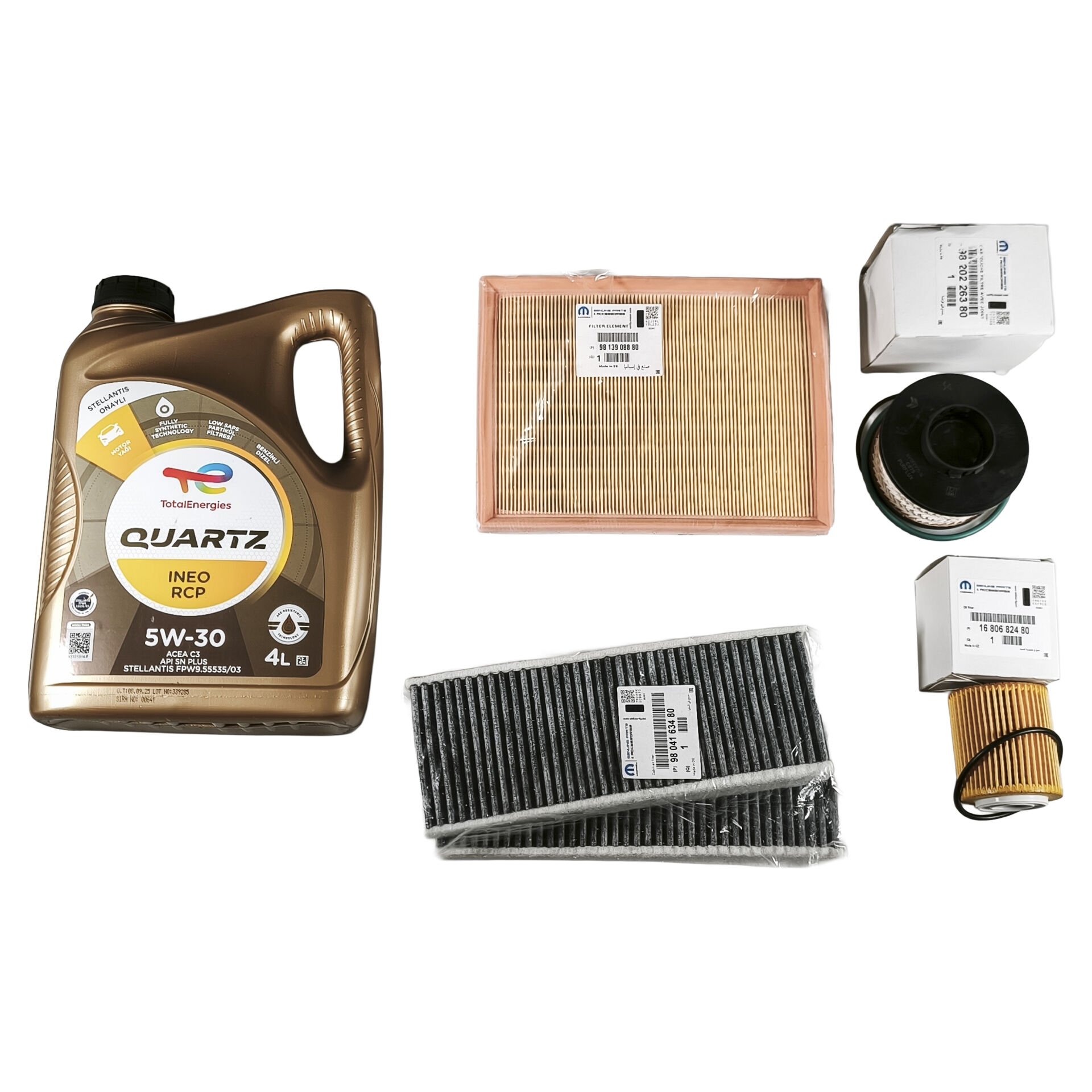 DS DS4 II 1.5 Dizel Bakım Seti Psa Total Rcp