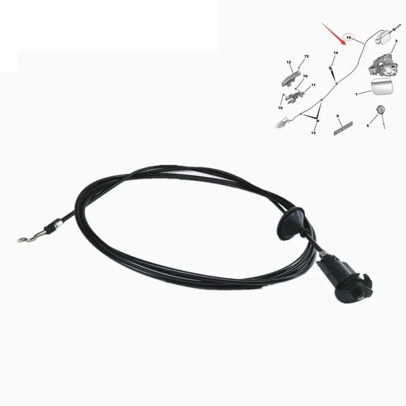 Peugeot 301 Yakıt Kapağı Açma Teli PSA Orijinal 9676731680