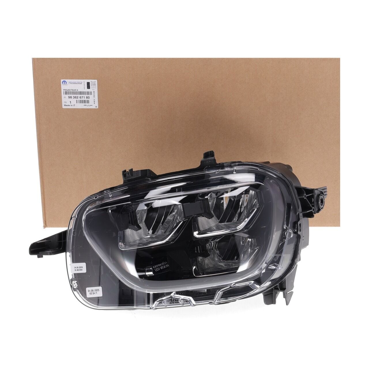 Citroen C3 B618 Sol Ön Far Led Orijinal 9836267180