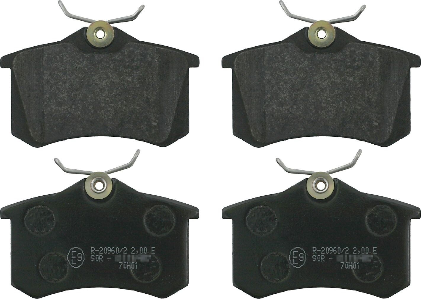 Citröen C3 A51 Arka Fren Balatası Eurorepar 1682316380