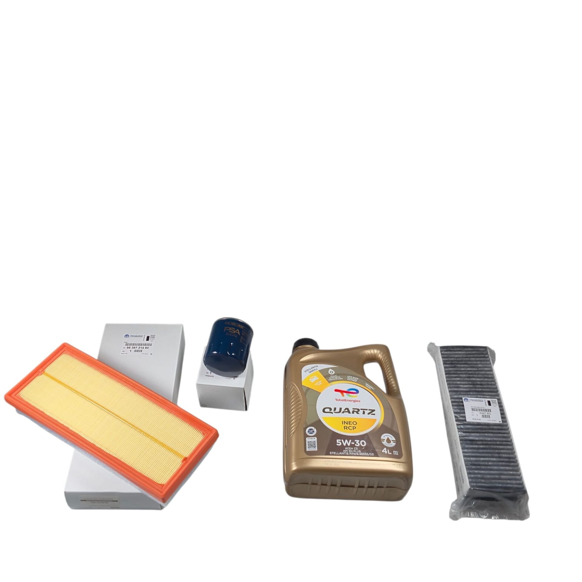 Peugeot 3008 P84 1.2 Hibrit Motor Yağı Ve Filtre Bakım Seti Psa Orijinal