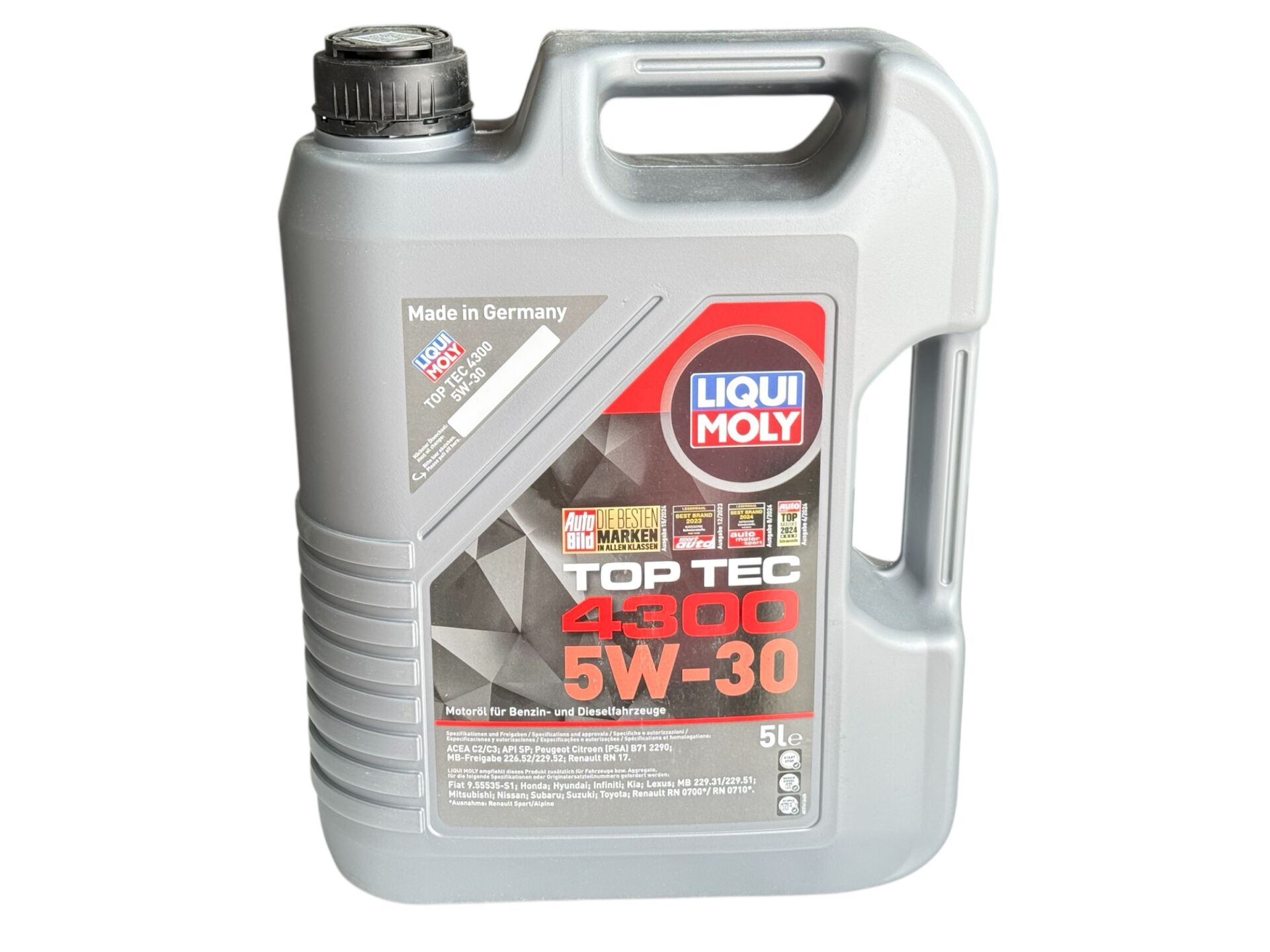 Liqui Moly 5W30 Motor Yağı Tam Sentetik Top tec 4300 5 Litre 2324