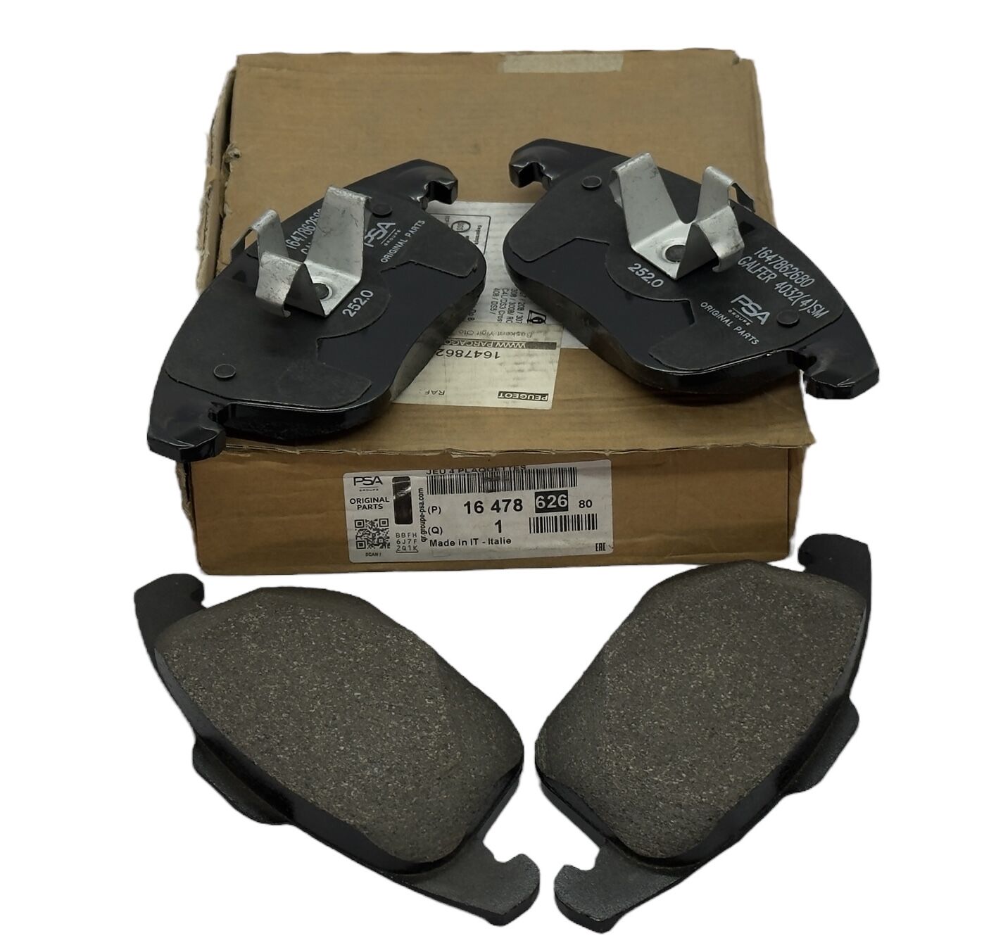 Peugeot 307 CC 2.0 Ön Fren Balatası Orijinal 1647862680