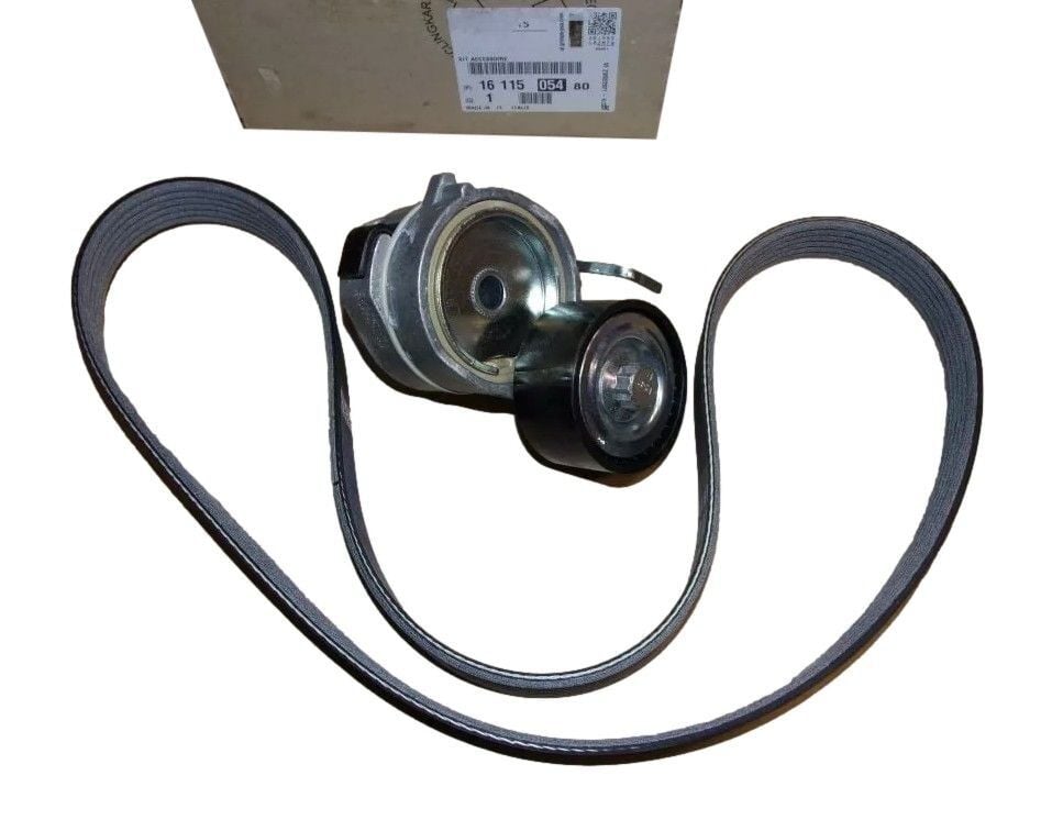 Peugeot 208 2012-2019 1.2 Puretech Alternatör V Kayış Gergi Seti PSA Orijinal 1611505480