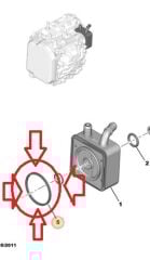 Peugeot 2008 A94F AL4 Şanzıman Yağ Soğutucu Contası PSA Orijinal 2275.53