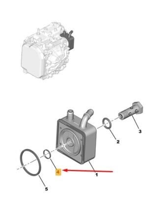 Peugeot 2008 A94F AL4 Şanzıman Yağ Soğutucu Contası PSA Orijinal 2275.52