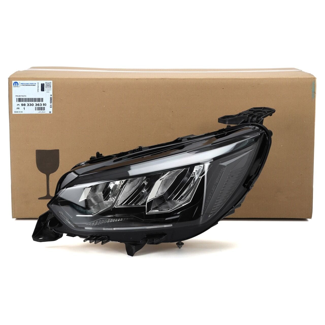 Peugeot 2008 P24E Sol Ön Far Eco Led Orijinal 9833036380