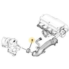 DS9 1.6 THP Turbo Hava Boru Contası PSA Orijinal 9826775080