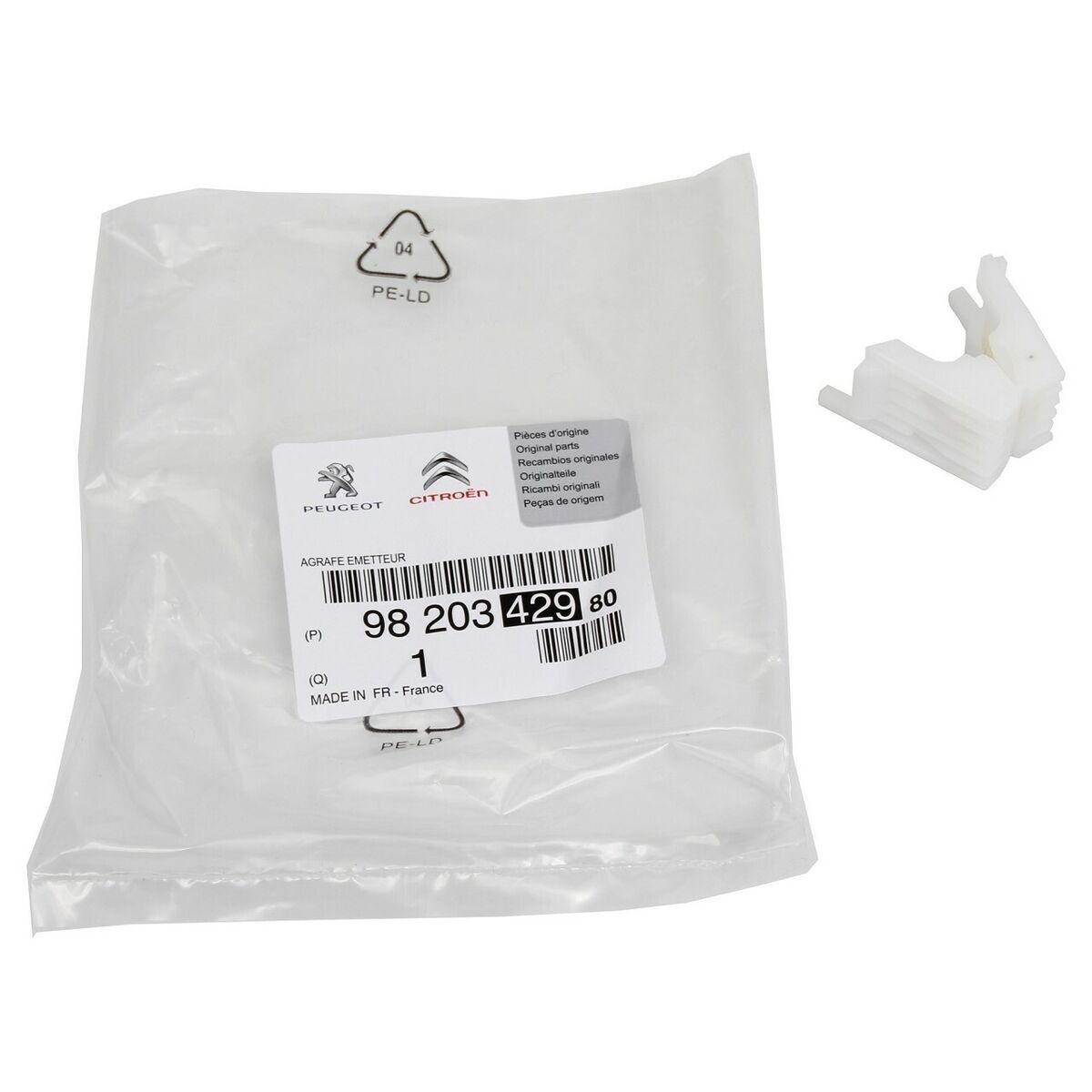 Peugeot Expert 4 Debriyaj Pedal Agrafı Manuel Vites Orijinal Psa 9820342980