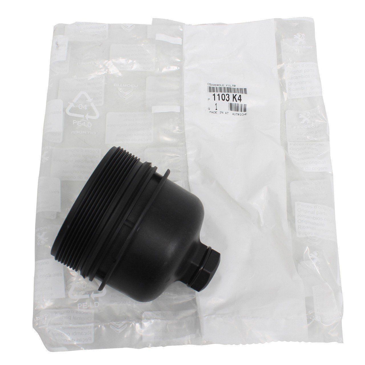 Citröen Berlingo B9 Yağ Filtre Kapağı PSA Orijinal 1103.K4