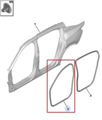 Peugeot 408 Ön Sağ - Sol  Kapı Fitili PSA Orijinal 9830829080