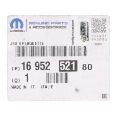 Peugeot Boxer 2024> Ön Fren Balatası Orijinal 1695252180