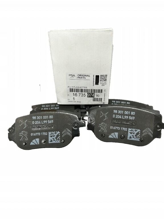 Opel Zafira K0 Arka Fren Balatası Psa Orijinal 1673597480