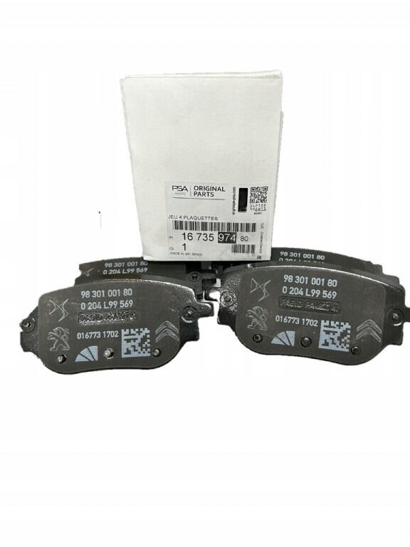 Citroen Spacetourer Arka Fren Balatası Psa Orijinal 1673597480