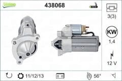 Citröen C5 Marş Motoru 12V 1.4 KW VALEO 438068