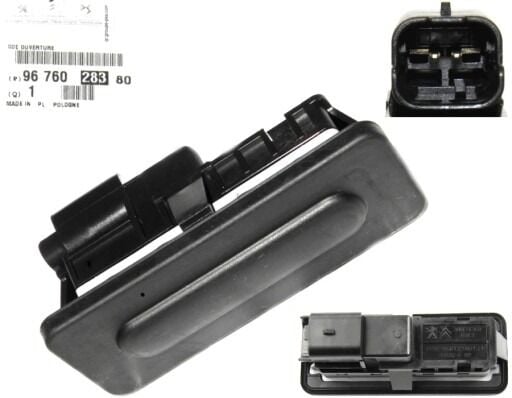 Citröen C3 B618 Bagaj Açma Düğmesi PSA Orijinal 9676028380