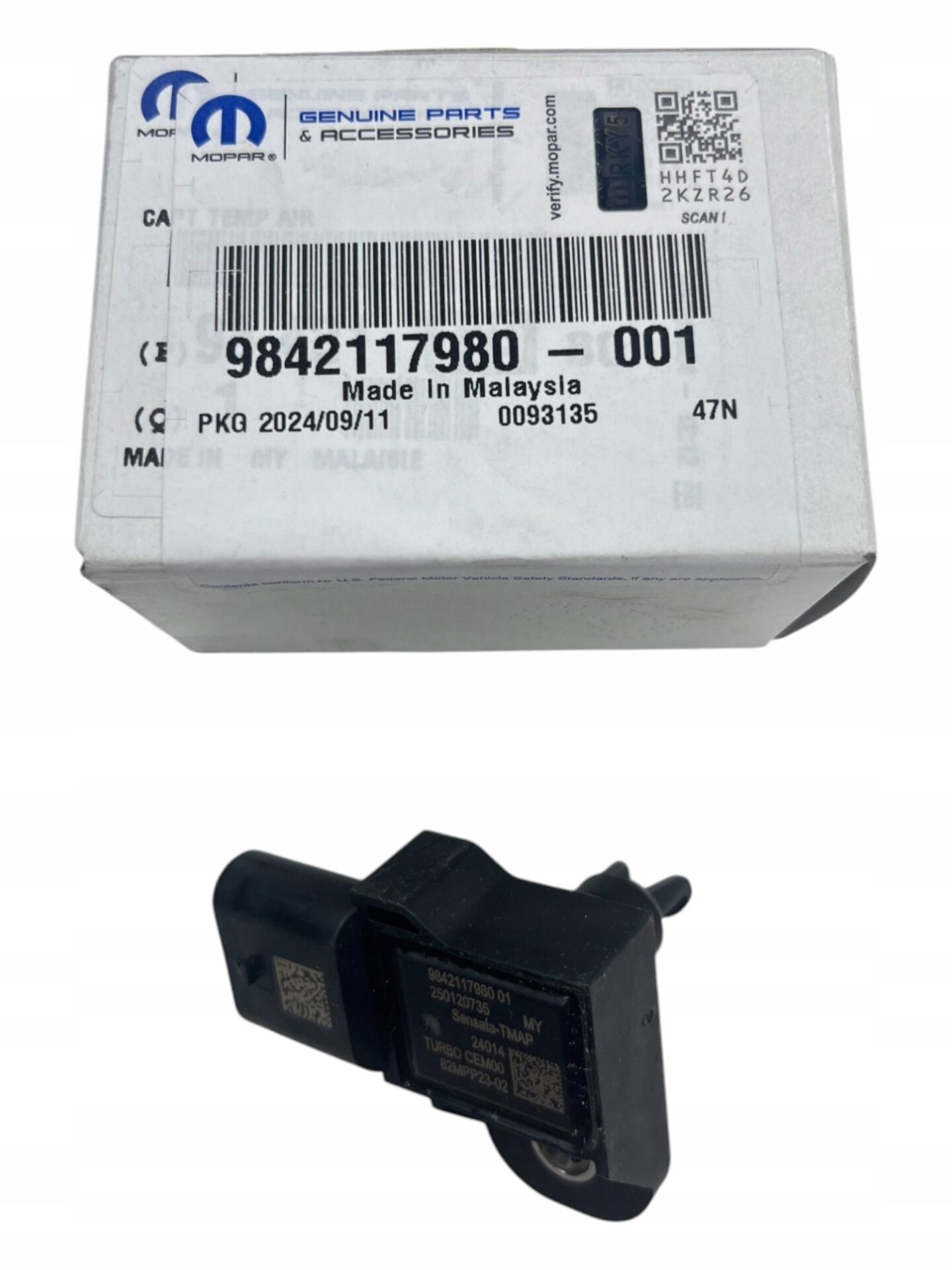 Peugeot 308 1.5 Dizel Emme Manifold Basınç Sensörü (MAP) Orijinal 9842117980