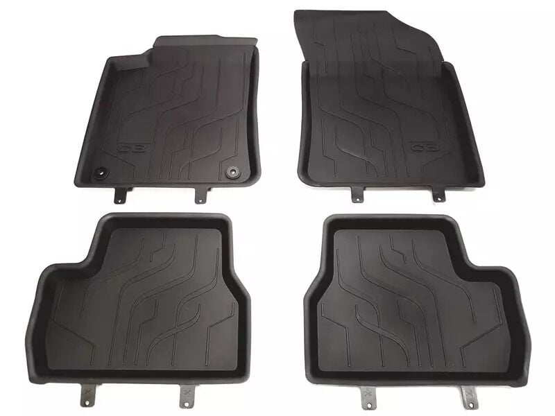 Citröen C3 A51 2009-2016 Kauçuk Paspas Takımı PSA Orijinal 1609350480