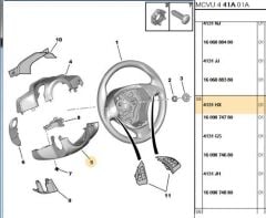 Citroen Nemo Direksiyon Alt Bakaliti Orijinal 4131.HX