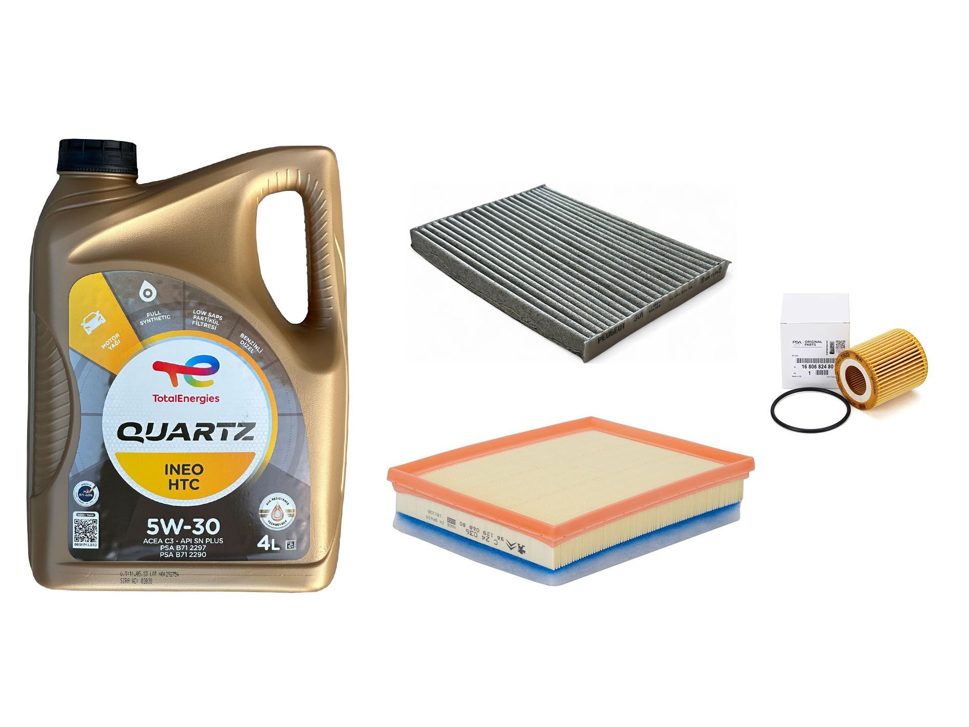 Citröen C3 Aircross 1.5 Dizel Motor Yağı Ve Filtre Bakım Seti