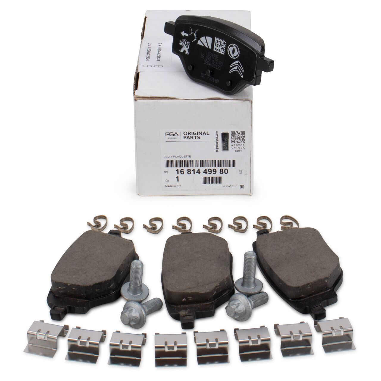 Citroen C4 C41 Arka Fren Balatası Psa 1681449980