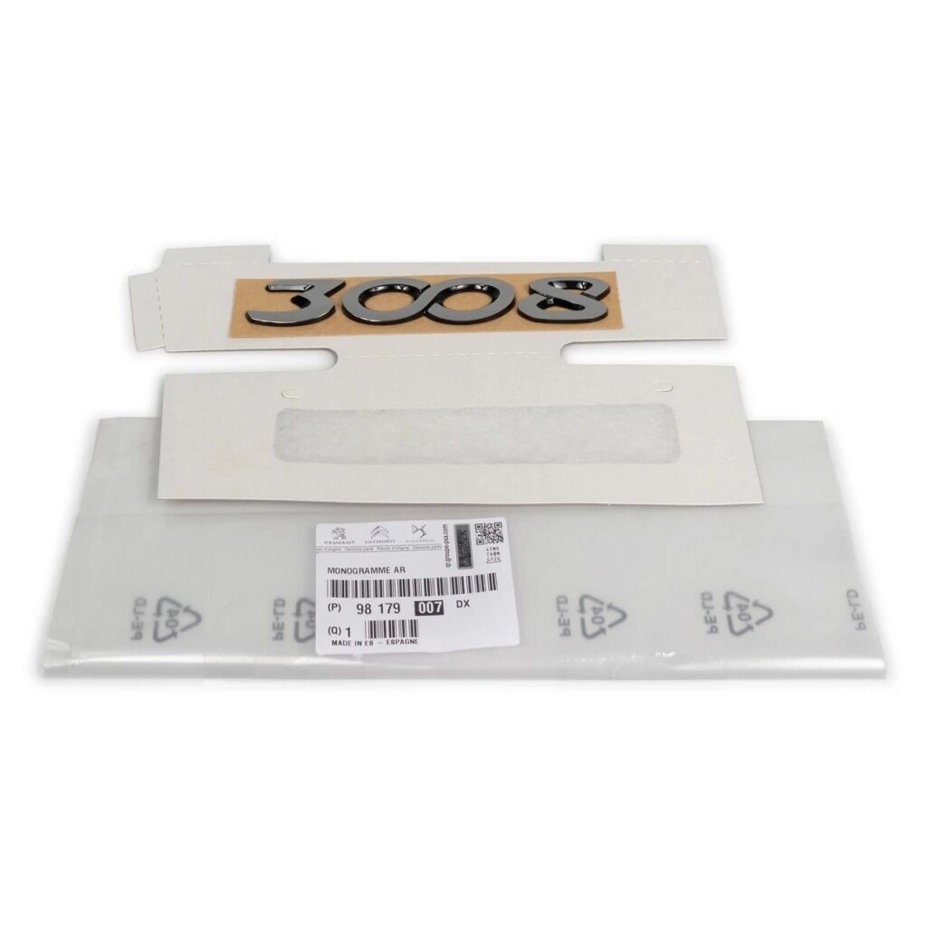 Peugeot 3008 P84 Arka Bagaj 3008 Yazısı Psa 98179007DX