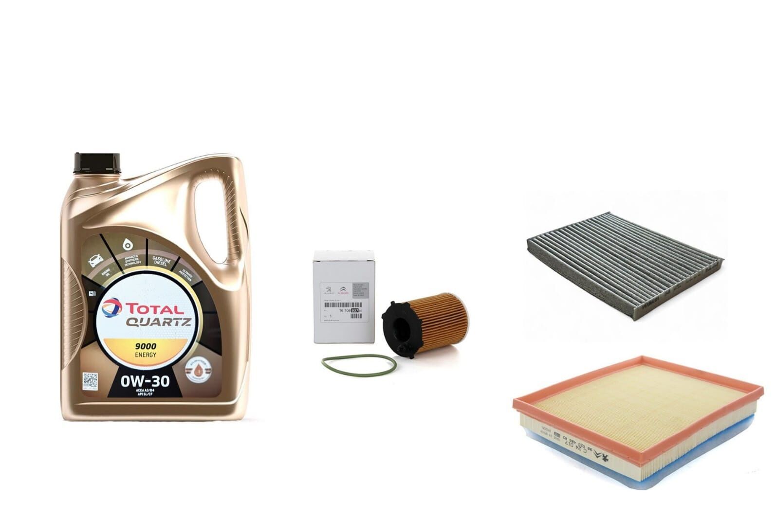 Citröen C-Elysee Euro6 1.6 Hdi Motor Yağı Ve Filtre Bakım Seti