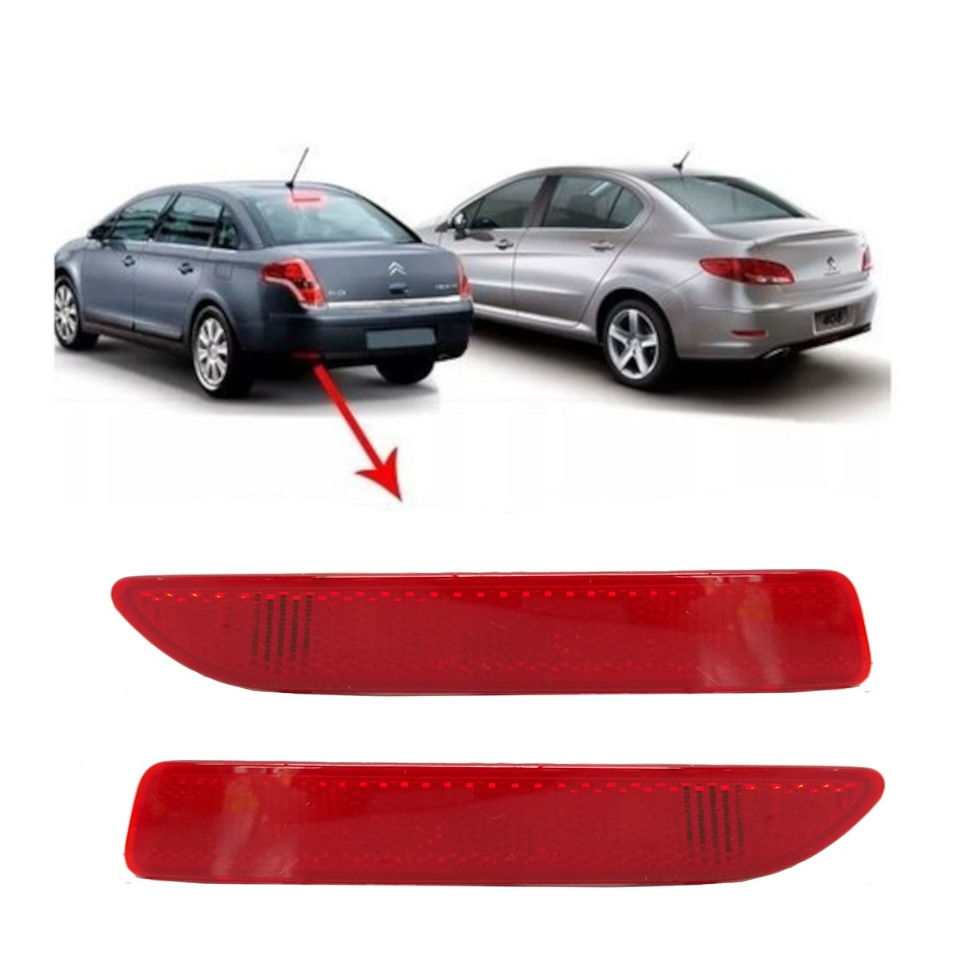 Citroen C4 Sedan Sağ Arka Reflektör Orijinal Psa 6340.F4