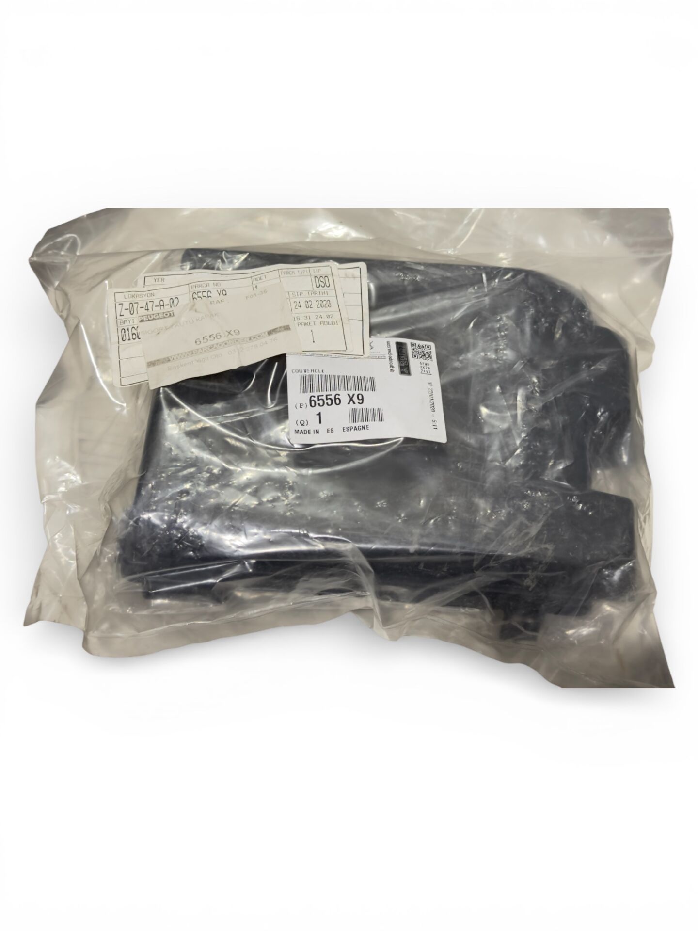 Peugeot Partner M59 Sigorta Kutusu üst Kapak Orijinal 6556.X9