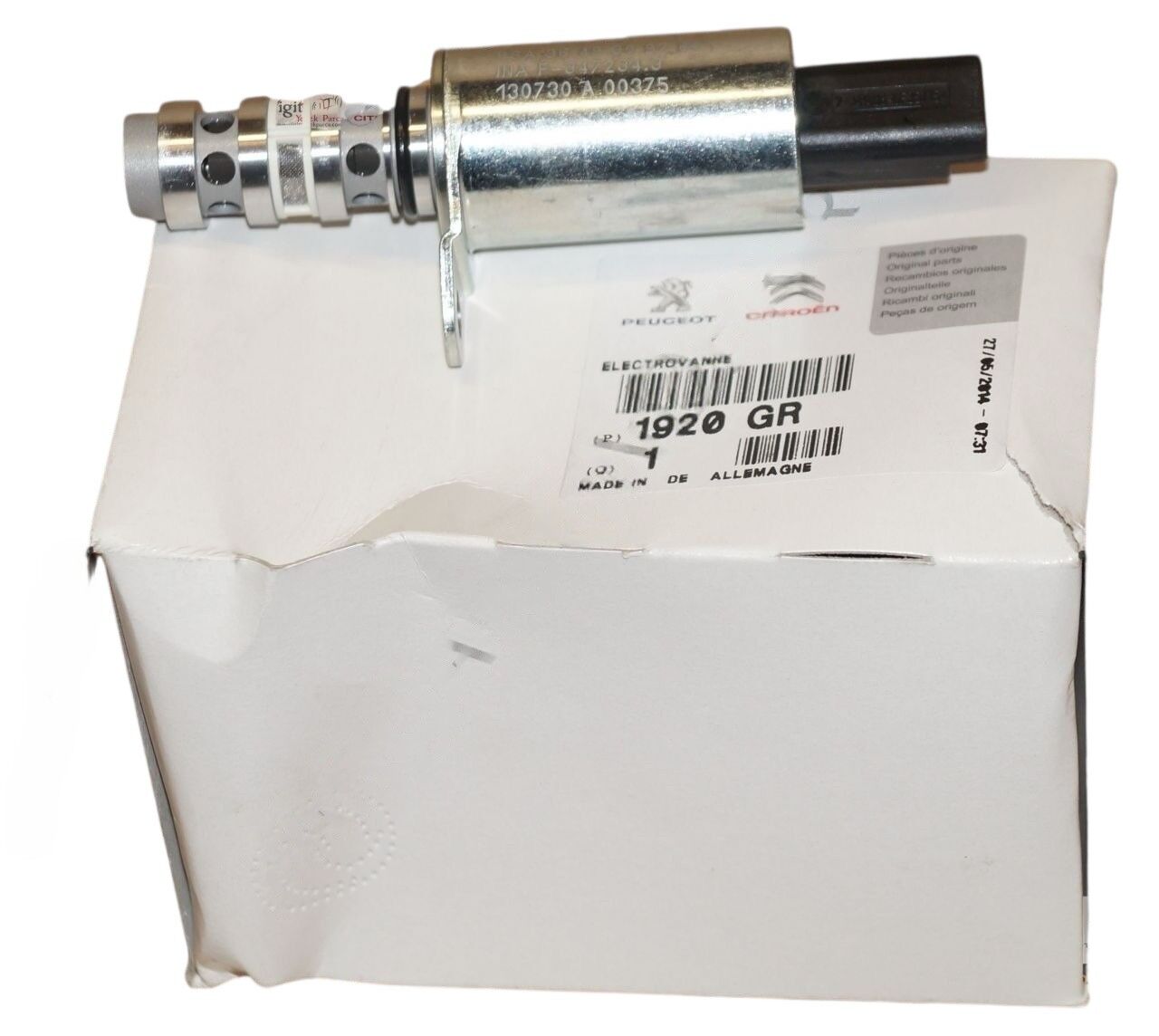 Peugeot 407 2.0 EW10J4 Kumanda Elektrovanası PSA Orijinal 1920.GR