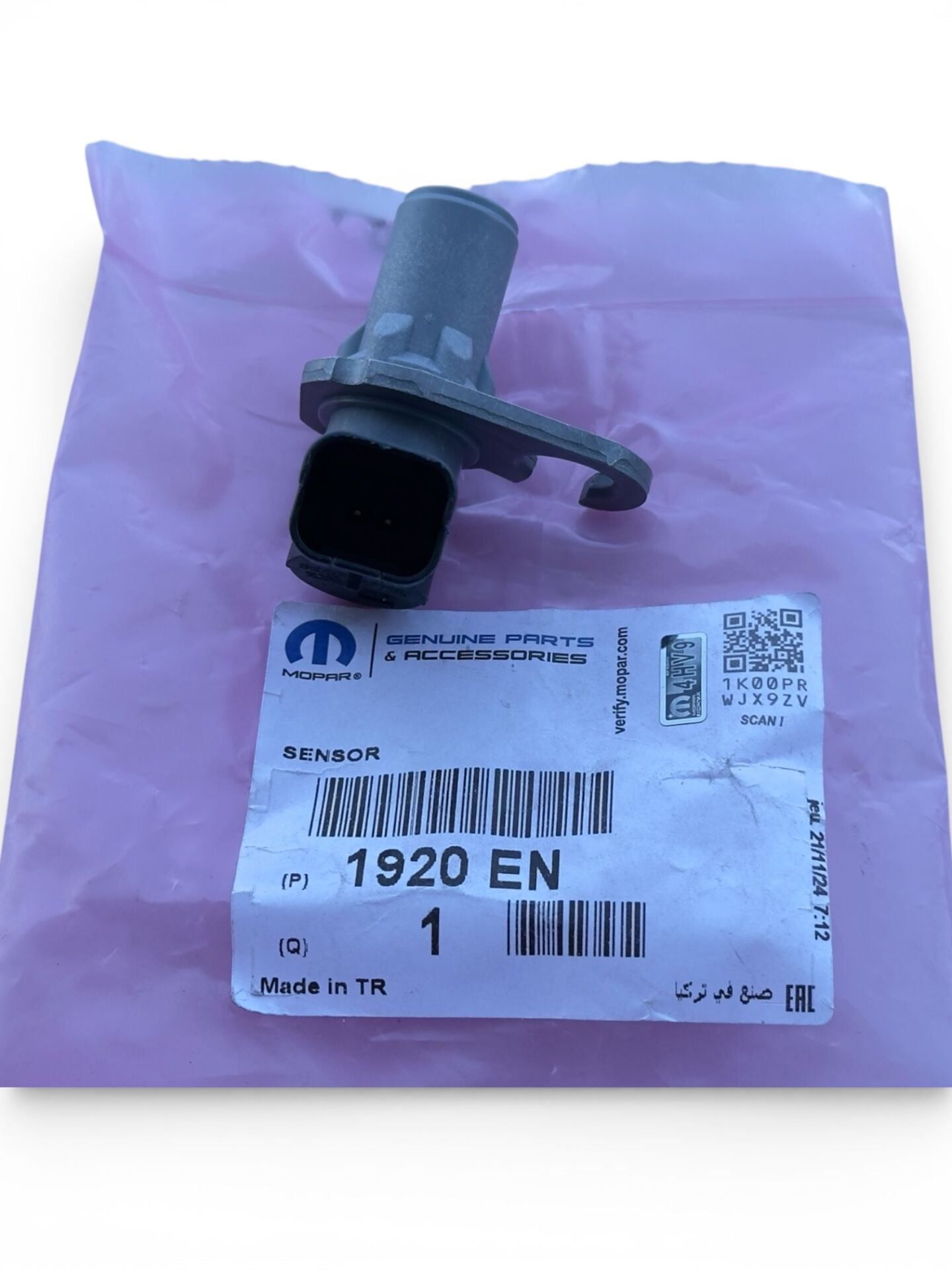 Peugeot 206 Krank Devir Sensörü PSA Orijinal  1920.EN