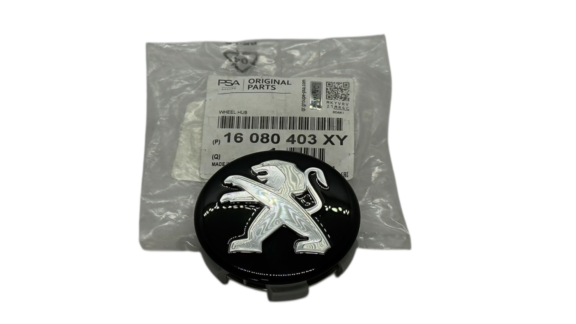 Peugeot 2008 A94 Jant Kapak Göbeği Siyah Orijinal 16080403XY