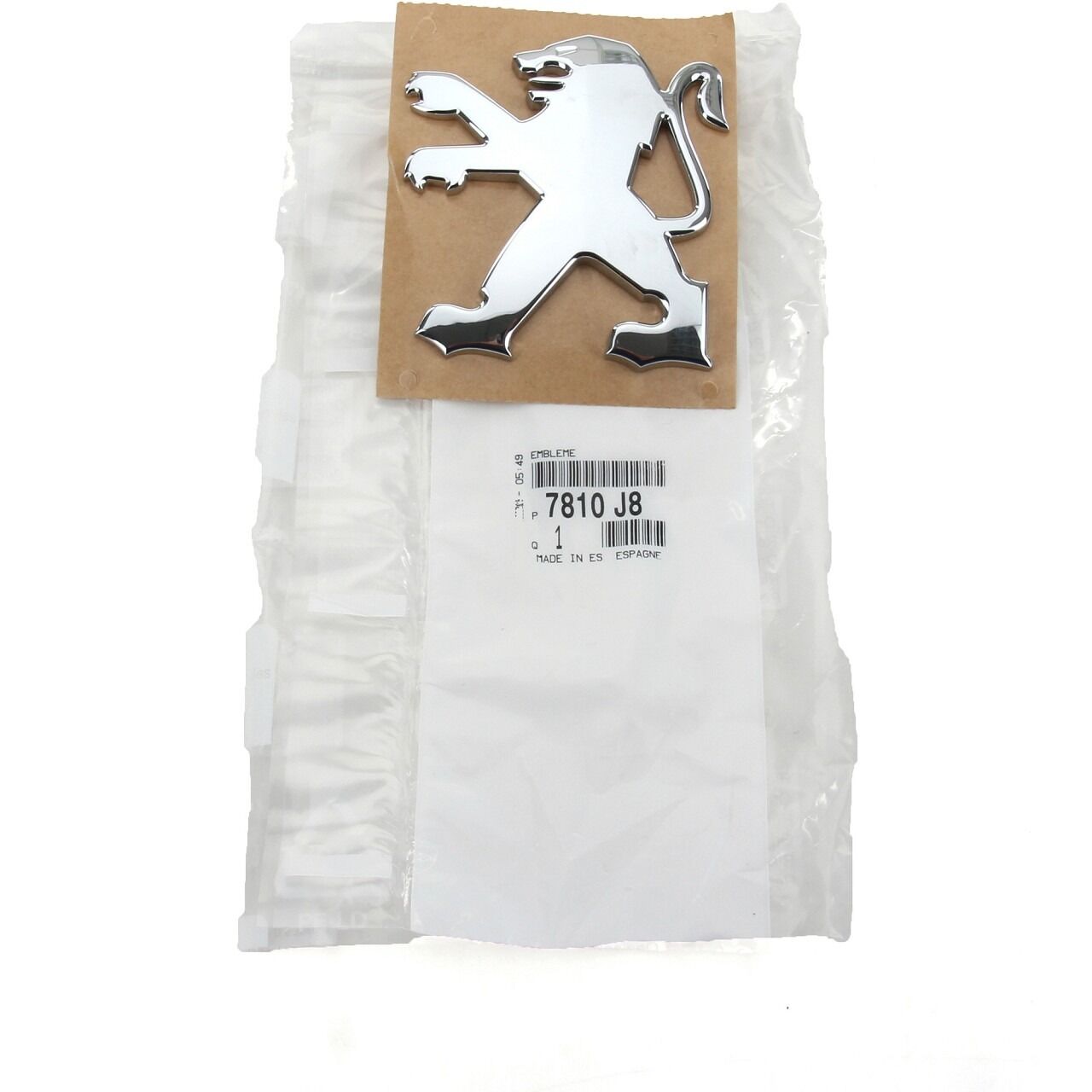 Peugeot 206 Bagaj Aslan Amblemi Orijinal 7810.J8