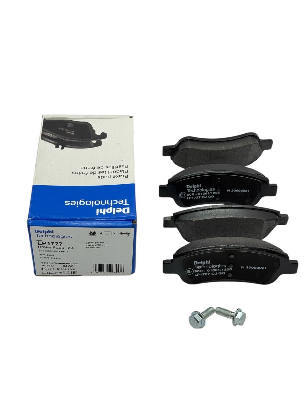 Citroen C3 A51 Ön Fren Balatası Delphi LP1727