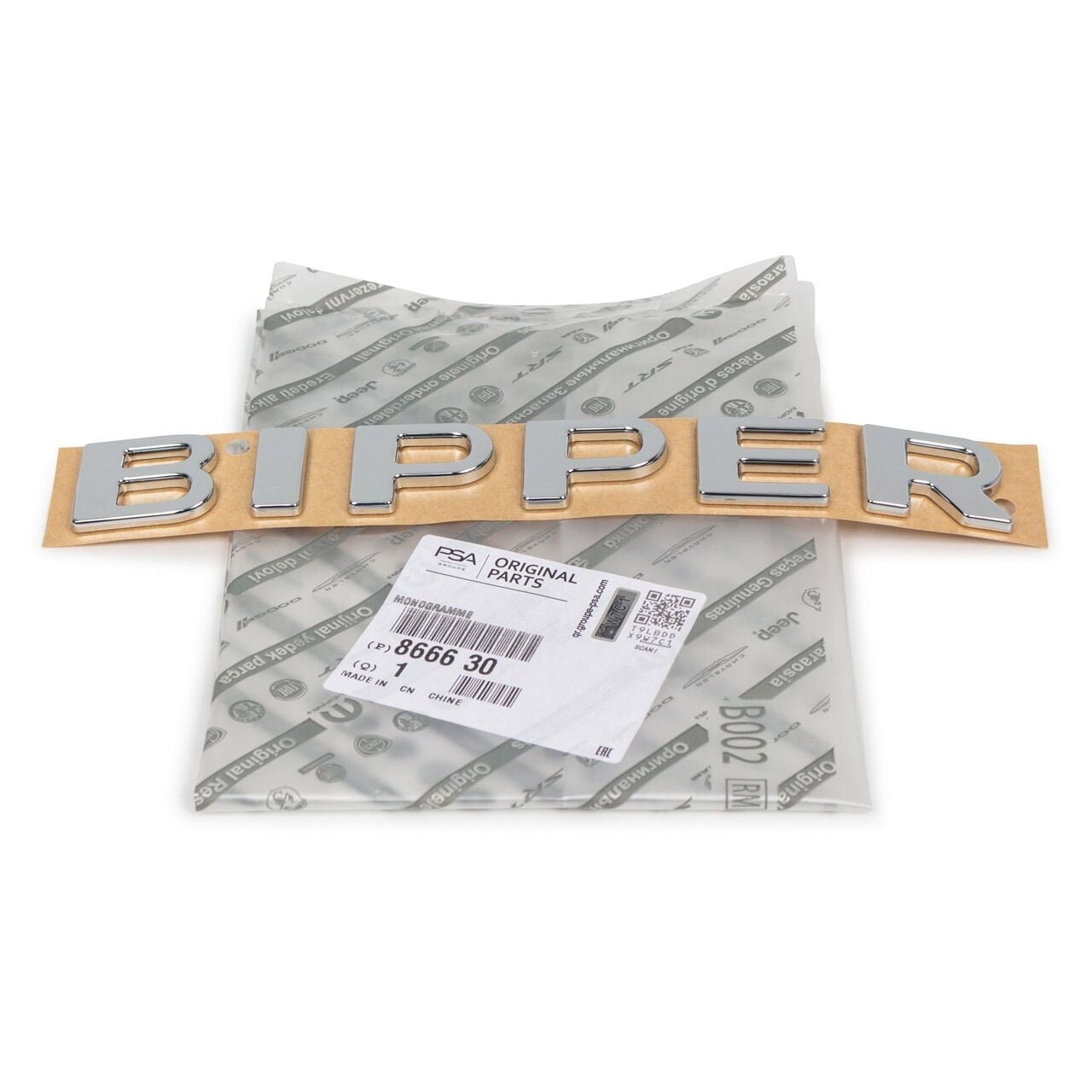 Peugeot Bipper Bagaj Bipper Yazısı Orijinal 8666.30