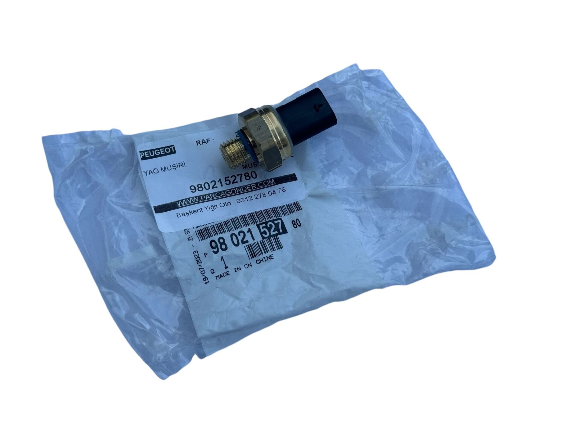 Peugeot 2008 2013-2019 Yağ Müşürü PSA Orijinal 9802152780