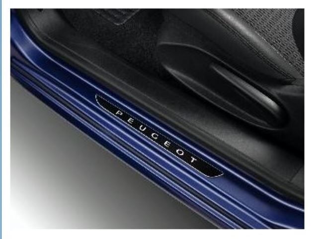 Peugeot 308 T9 Marşpiyel Koruyucu Graff Line Orijinal PSA 1607558180