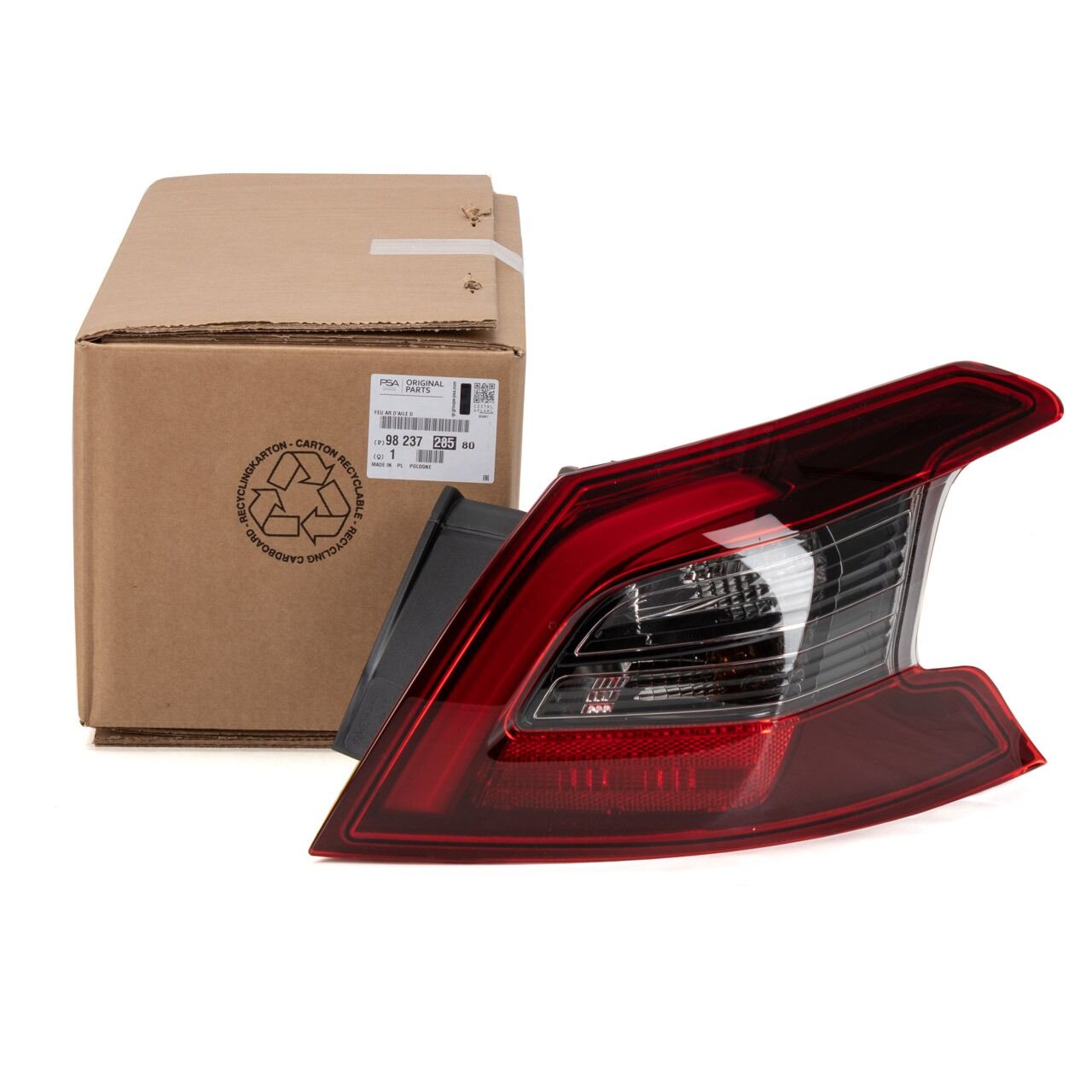 Peugeot 308 T9 Sağ Arka Dış Stop Makyajlı Orijinal 9823728580