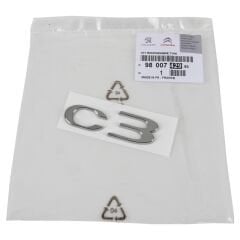 Citroen C3 A51 C3 Yazısı Orijinal 9800742980