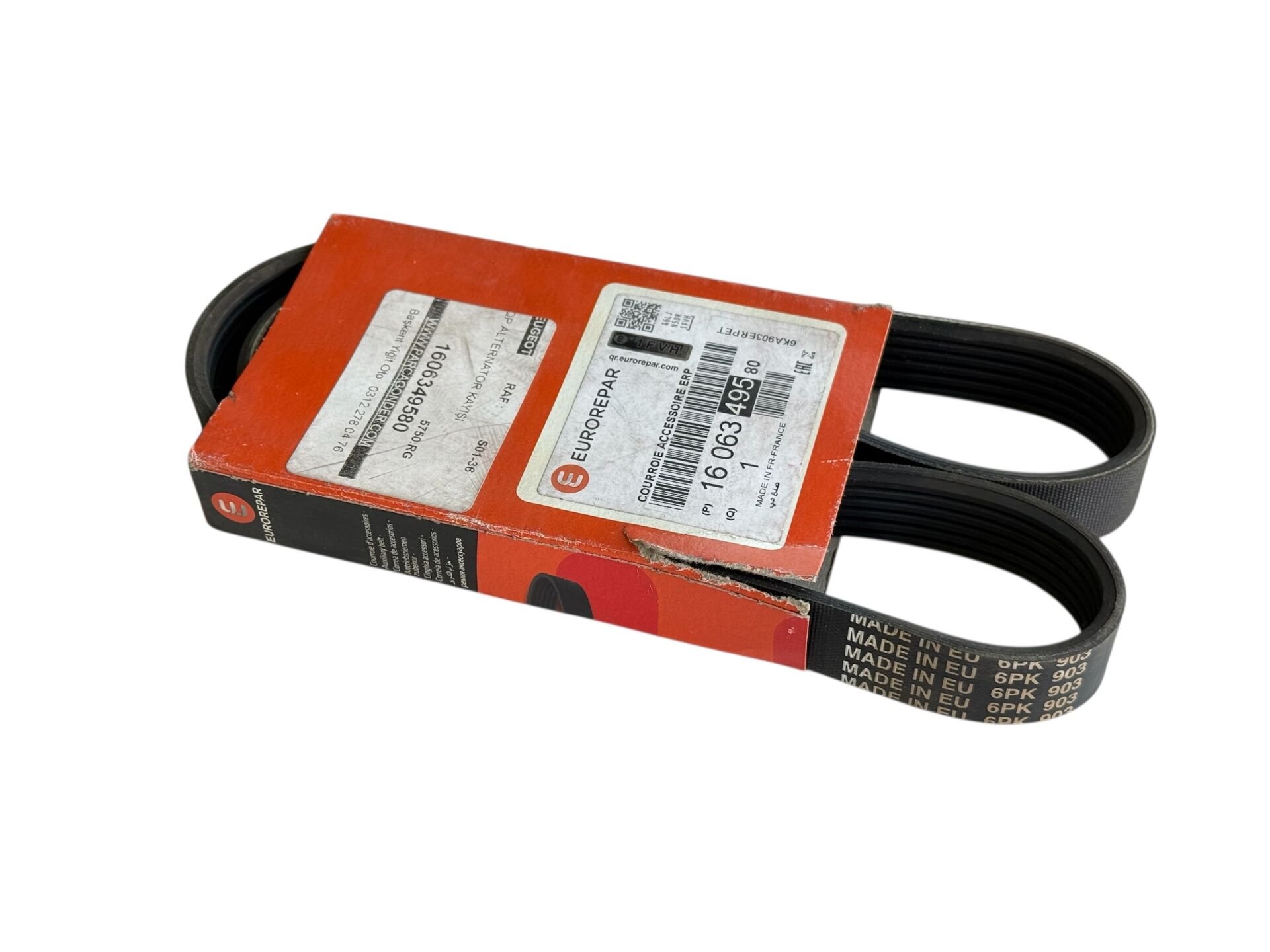 Peugeot 5008 T87 1.6 Thp Alternatör V Kayışıı Eurorepar 5750.RG 1606349580