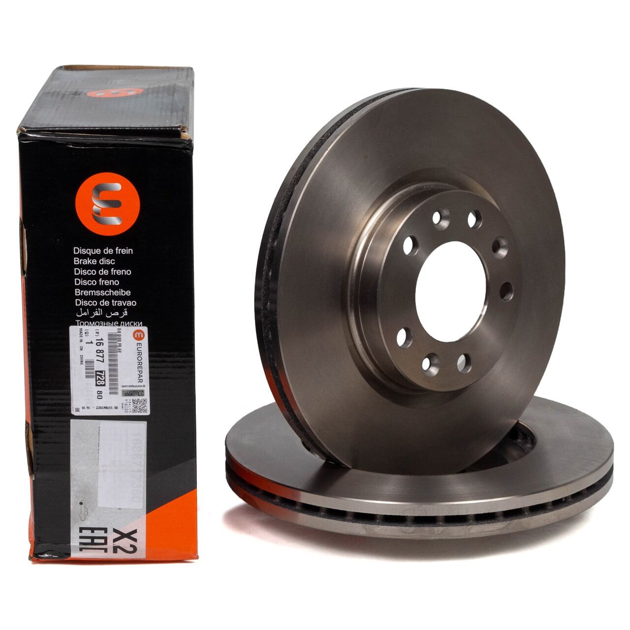 Citroen Berlingo K9 Ön Fren Disk Takım Eurorepar 1687772880