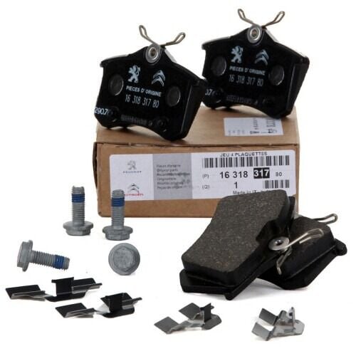 Citroen C3 B618 Arka Fren Balata Orijinal Psa 1631831780