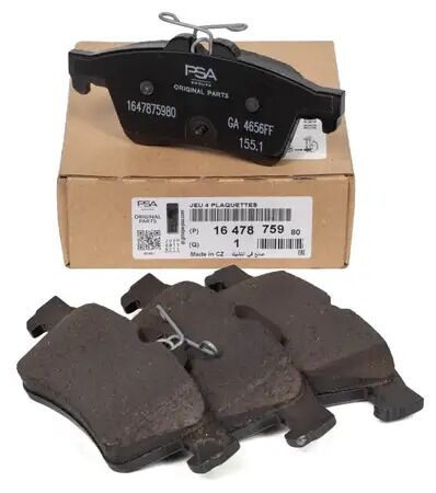 Peugeot 508 Arka Fren Balatası 2010-2017 PSA Orijinal 1647875980