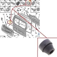 Opel Combo E Arka Cam Takozu Orijinal 8733.98