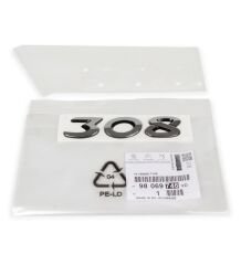 Peugeot 308 T9 308 Yazısı PSA Orijinal 98069746VD