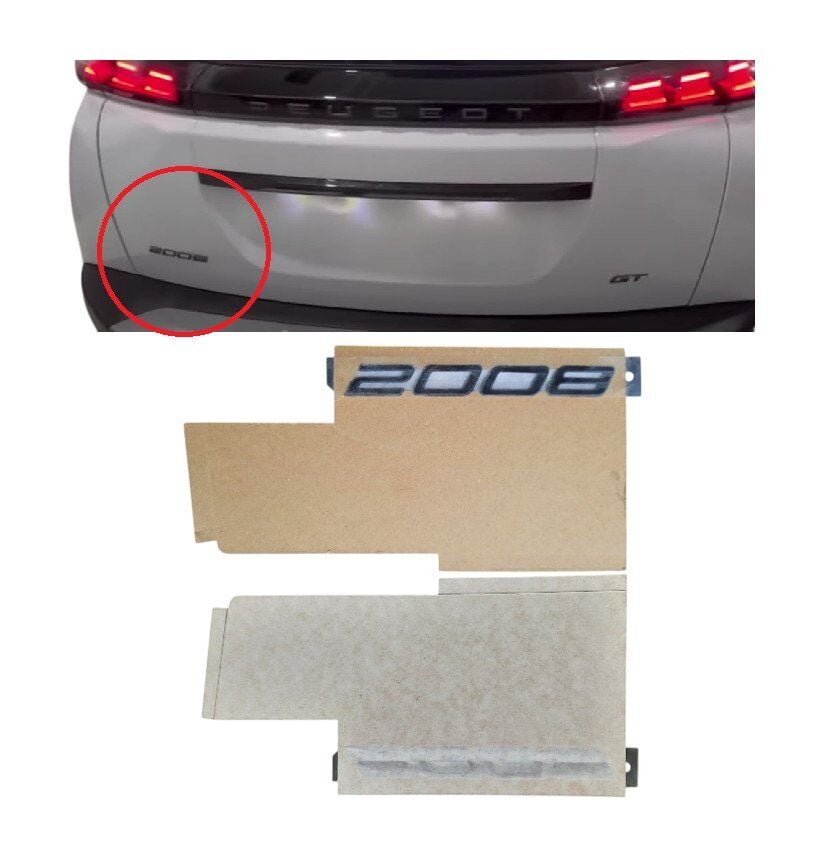 Peugeot 2008 P24E Arka Bagaj Yazısı PSA Orijinal 98532105TC
